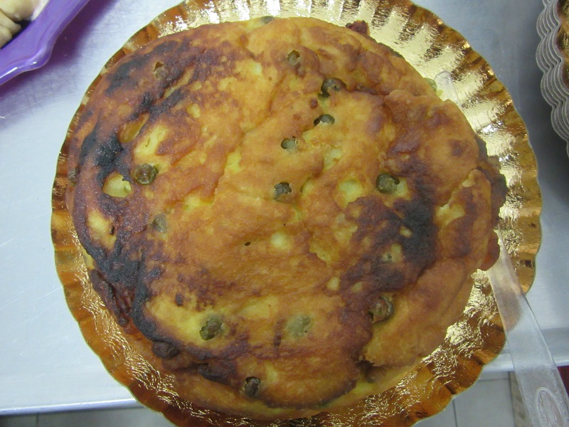 Omelette marocaine aux petits pois